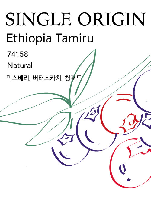 Ethiopia Tamiru 에티오피아 타미 100g